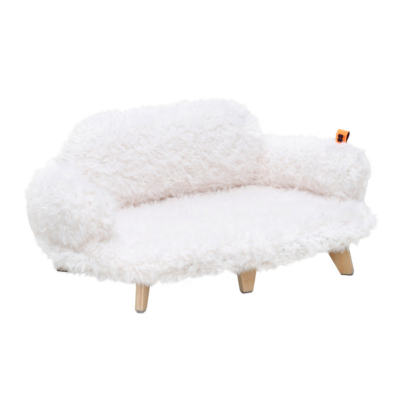 Lit en bois pour animaux de compagnie, chenil pour chiens et chats, lit de luxe pour chat, lit de sécurité pour animaux, petit lit pour chien moyen