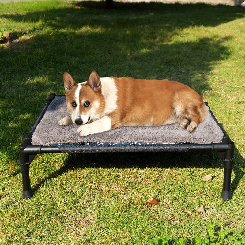 Lit pliant de camping amovible pour animaux de compagnie