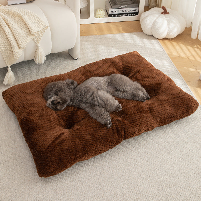 Tapis chaud pour animaux de compagnie en hiver, confortable nid pour chat