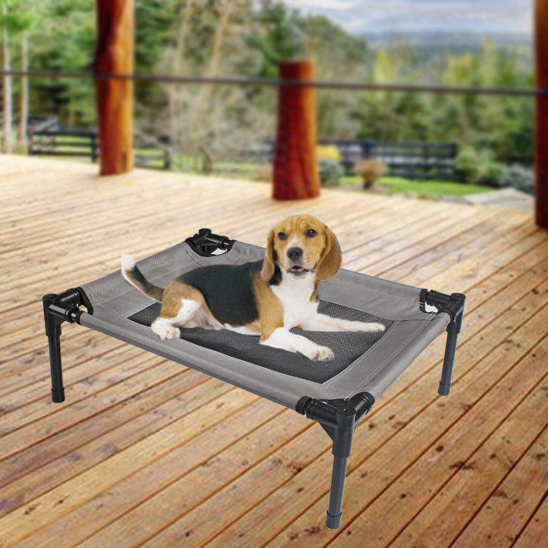 Lit pour chien amovible et lavable en tissu Oxford, lit pour animaux de compagnie respirant, trampoline pour chien