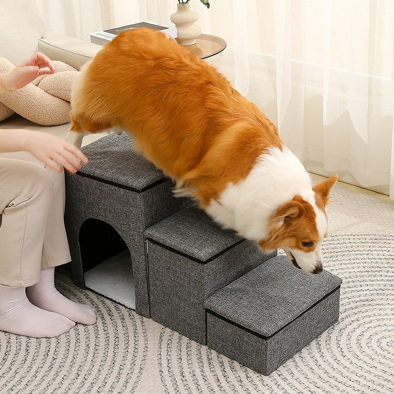 Escalier pour animaux de compagnie pliable pour chiens et chats