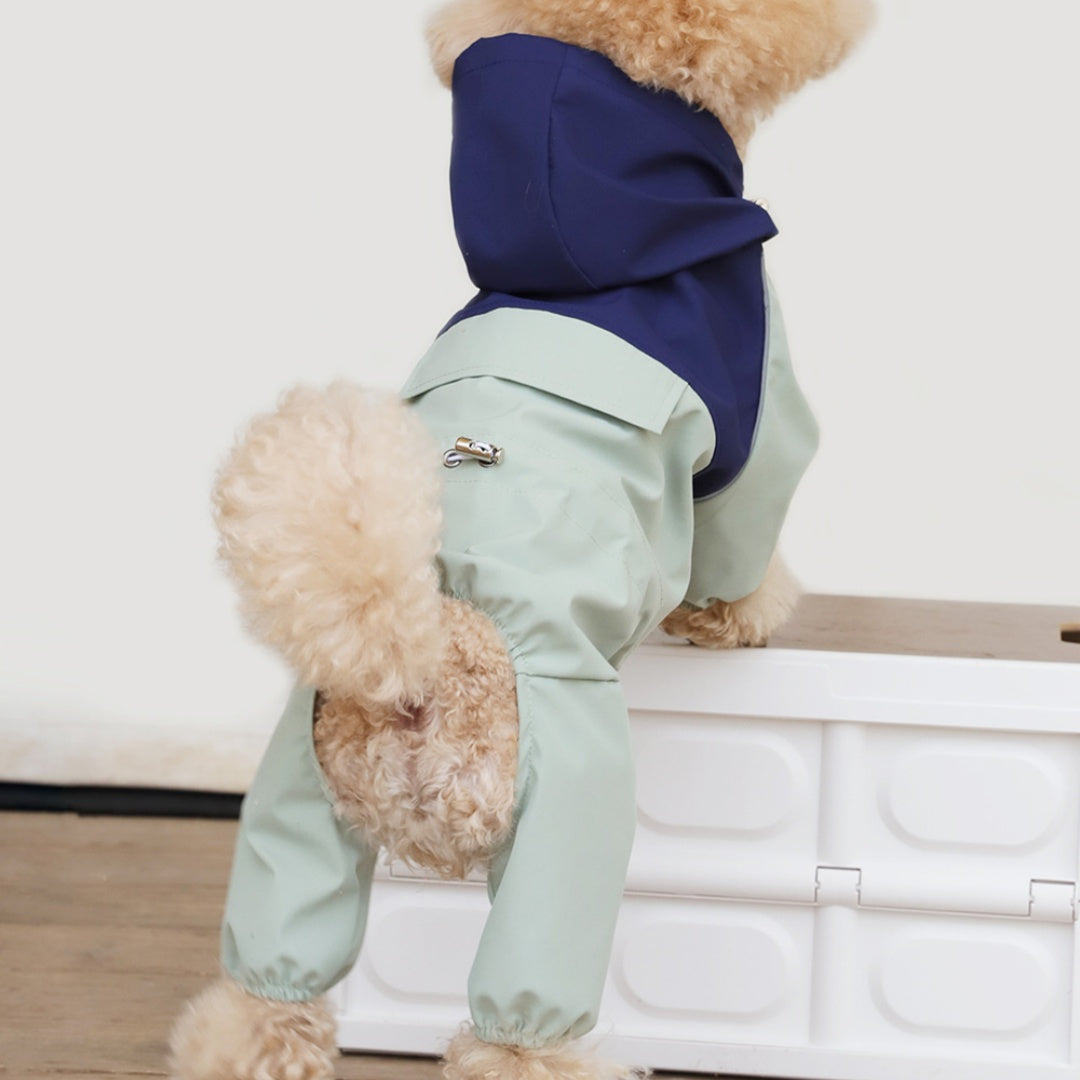 Pet Small and Medium-Sized Dog Waterproof and Dustproof Shell Jacket