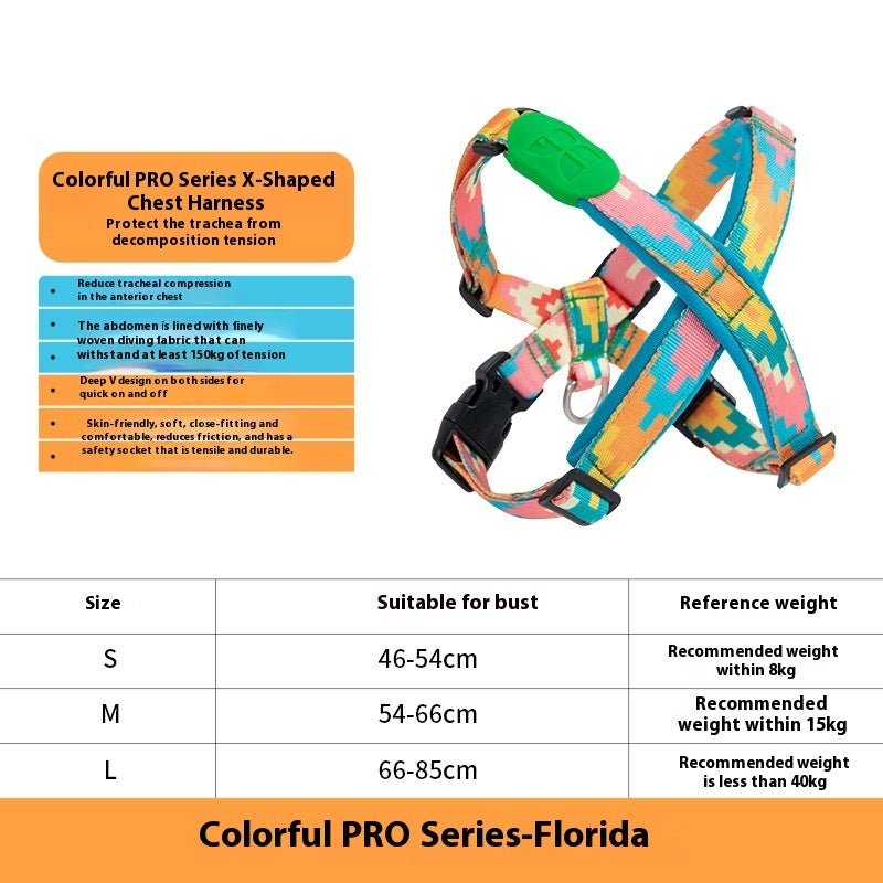 X-type Pet Leash and Harness for Dogs