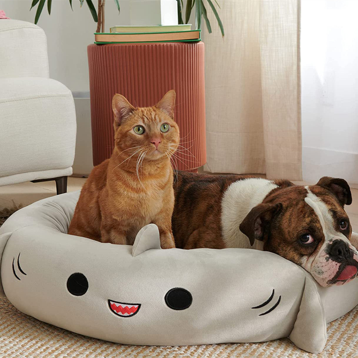 Lit en peluche super doux pour animaux de compagnie quatre saisons